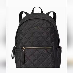 Kate Spade Quilted Black Backpack